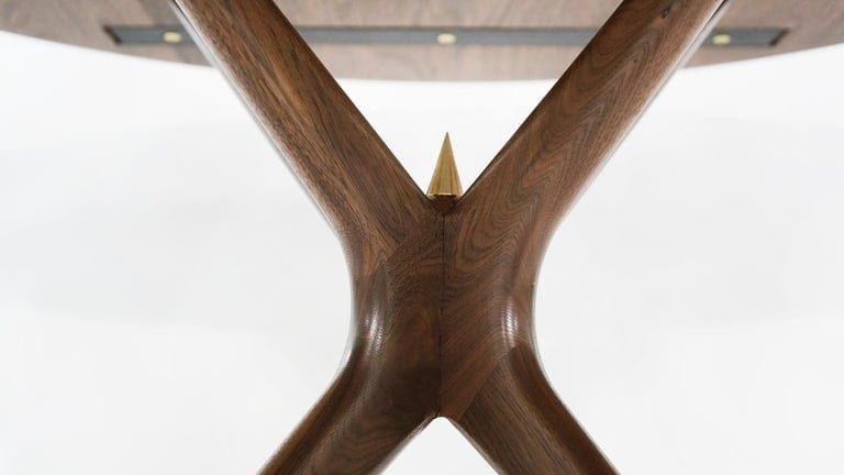 Gazelle Dining Table in Natural Walnut