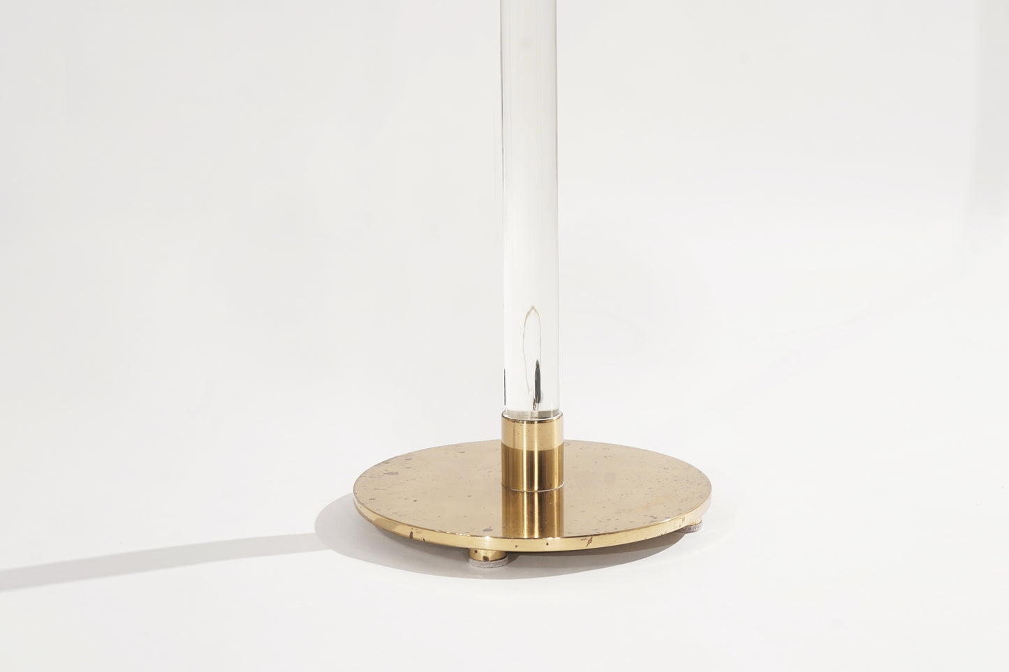 Glass Rod Floor Lamps by Hansen Lighting Co. New York, 1970s