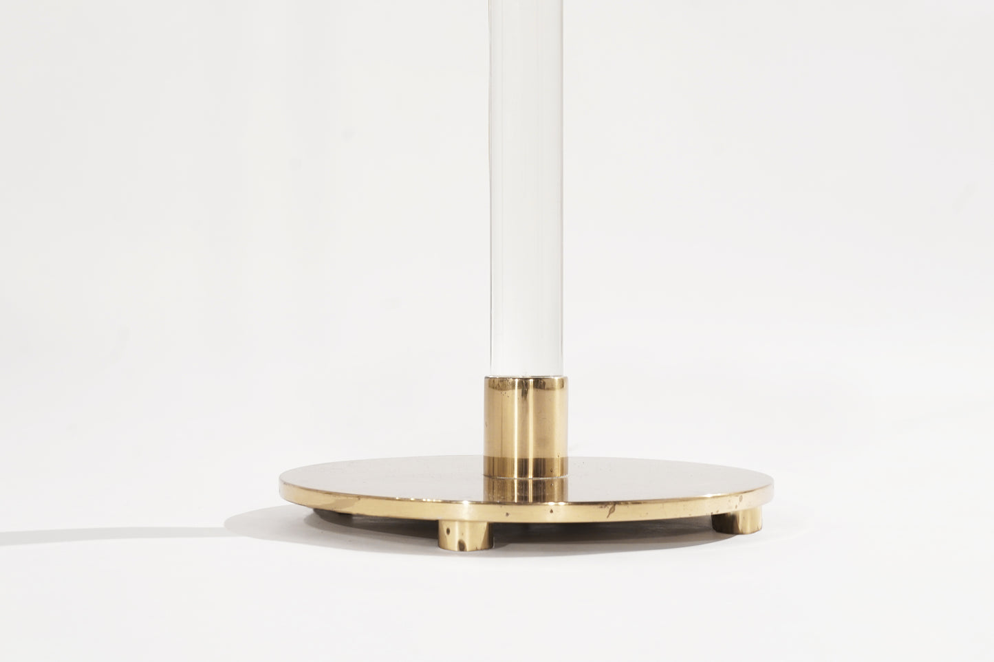 Glass Rod Floor Lamps by Hansen Lighting Co. New York, 1970s