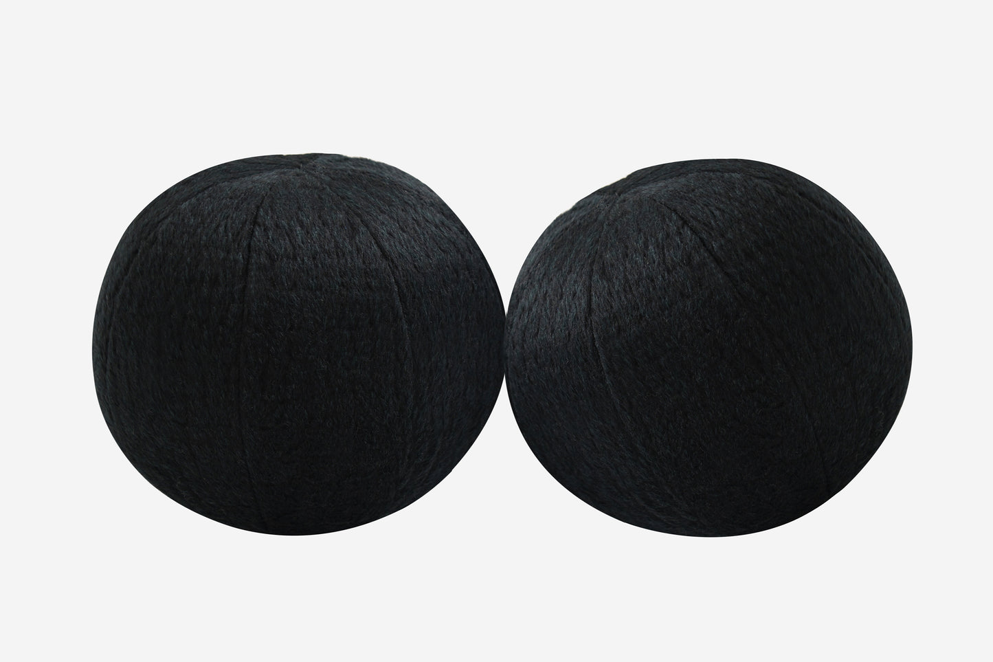 Orb Accent Pillow in Navy Blue Alpaca by Holly Hunt