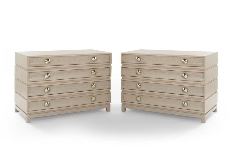 Stacked Dressers in Limed Oak