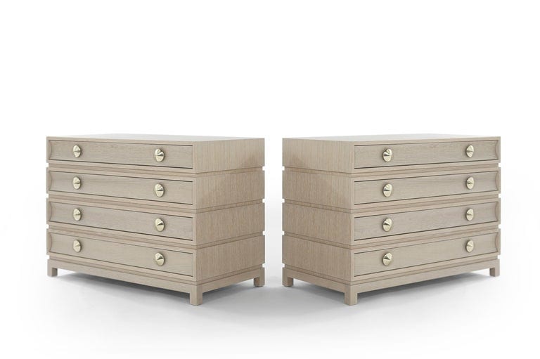 Stacked Dressers in Limed Oak