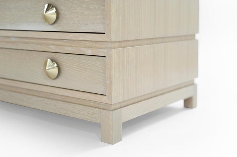 Stacked Dressers in Limed Oak
