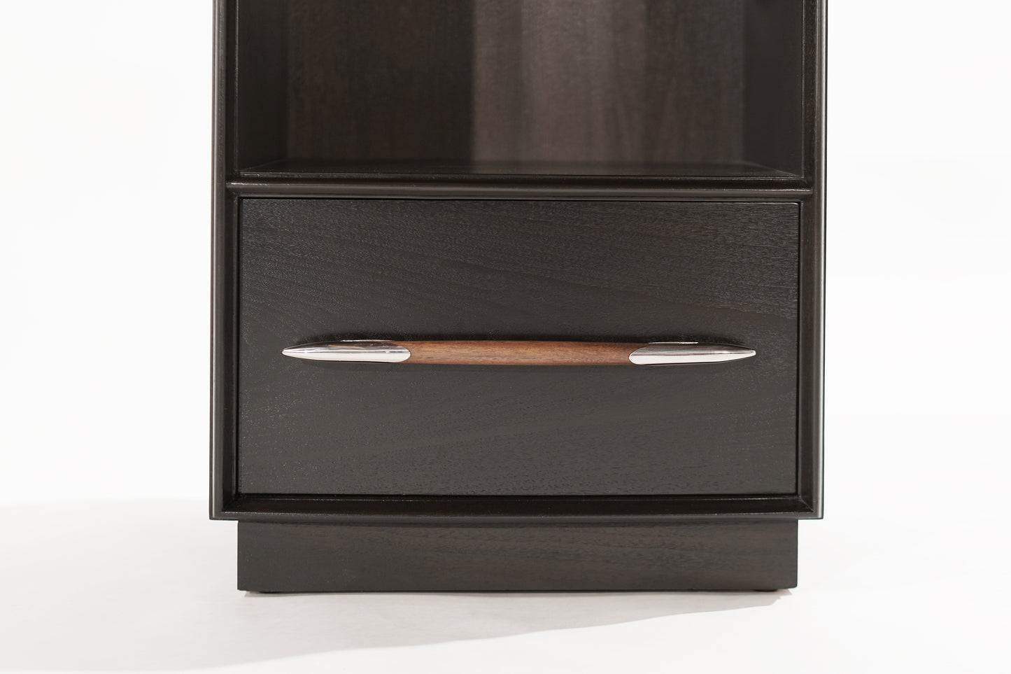 Dark Walnut Nightstands by T.H. Robsjohn-Gibbings, 1950s