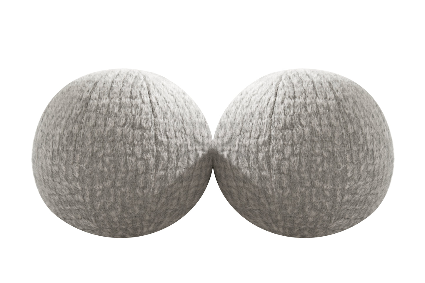 Orb Accent Pillow in Slate Grey Alpaca by Holly Hunt