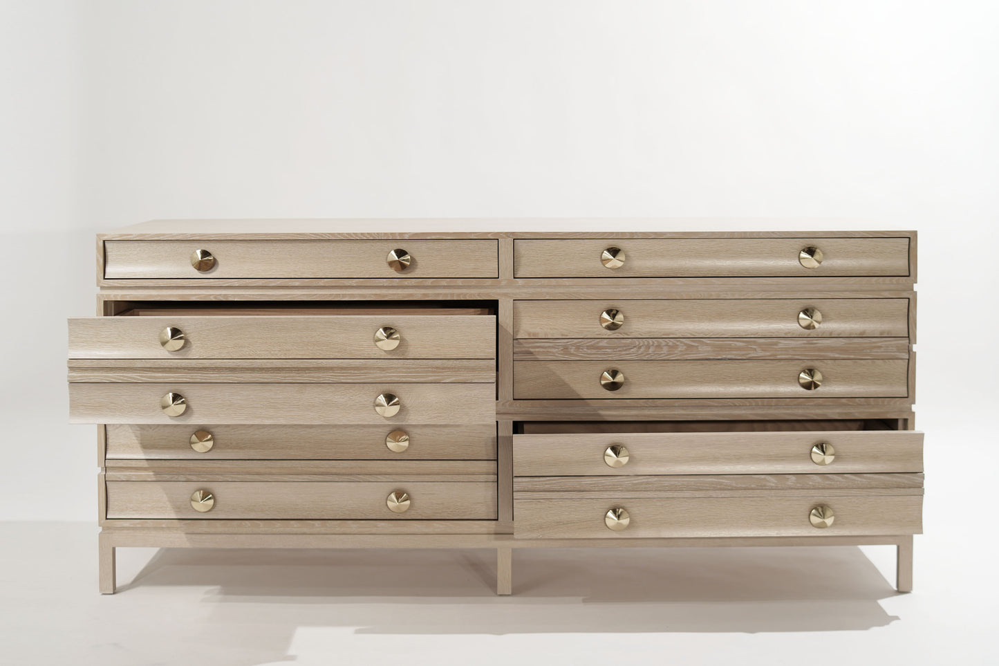 Stacked Dresser in Limed Oak