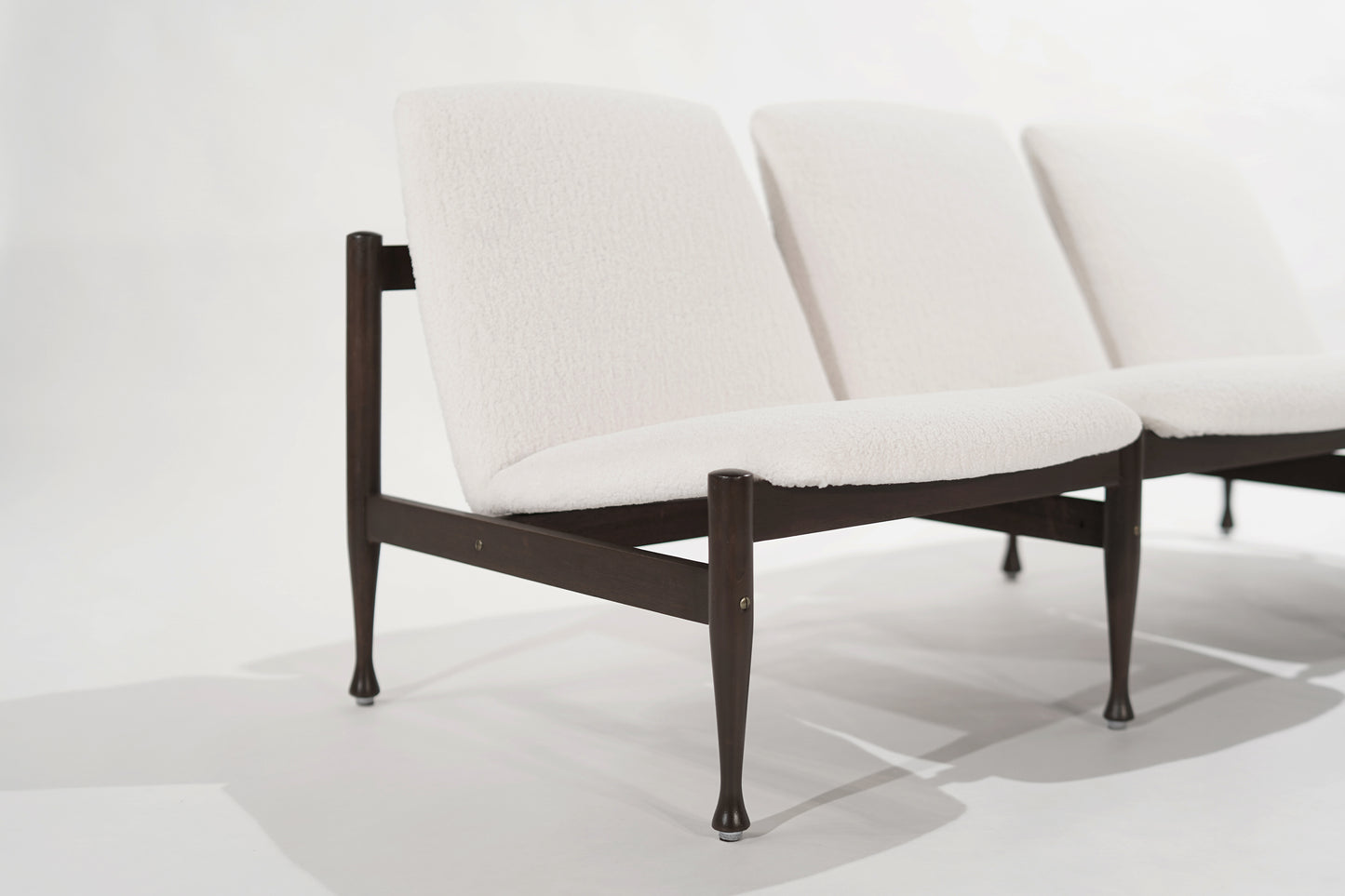Three-Seater Sofa in the Style of Finn Juhl, Denmark, C. 1950s