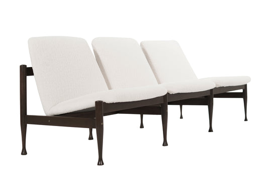 Three-Seater Sofa in the Style of Finn Juhl, Denmark, C. 1950s