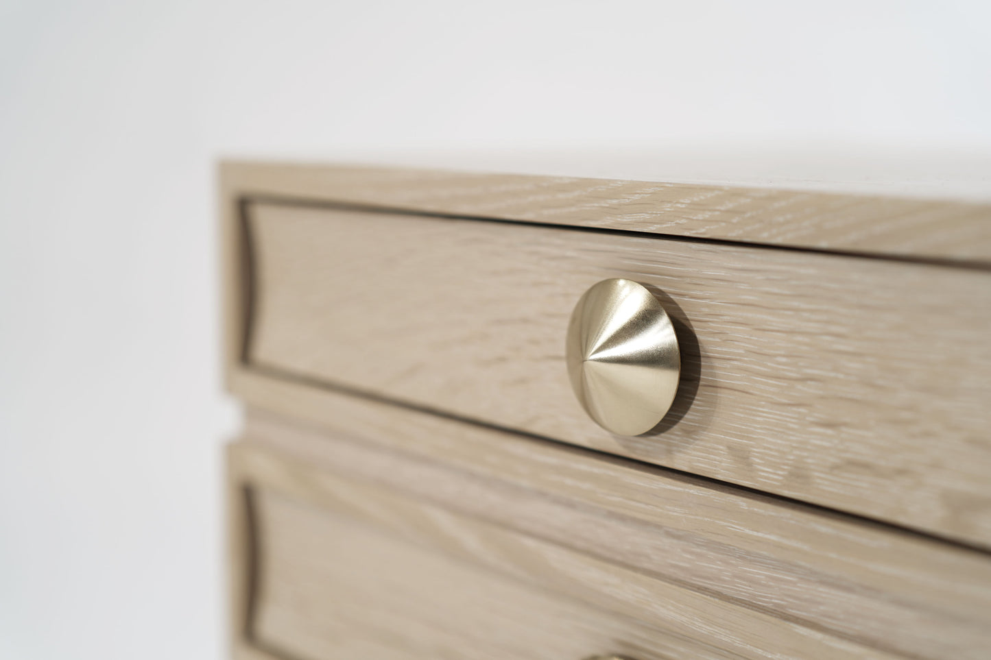 Stacked Bedside Tables in Limed Oak