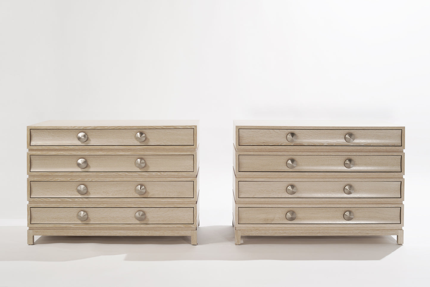 Stacked Commodes in Limed Oak