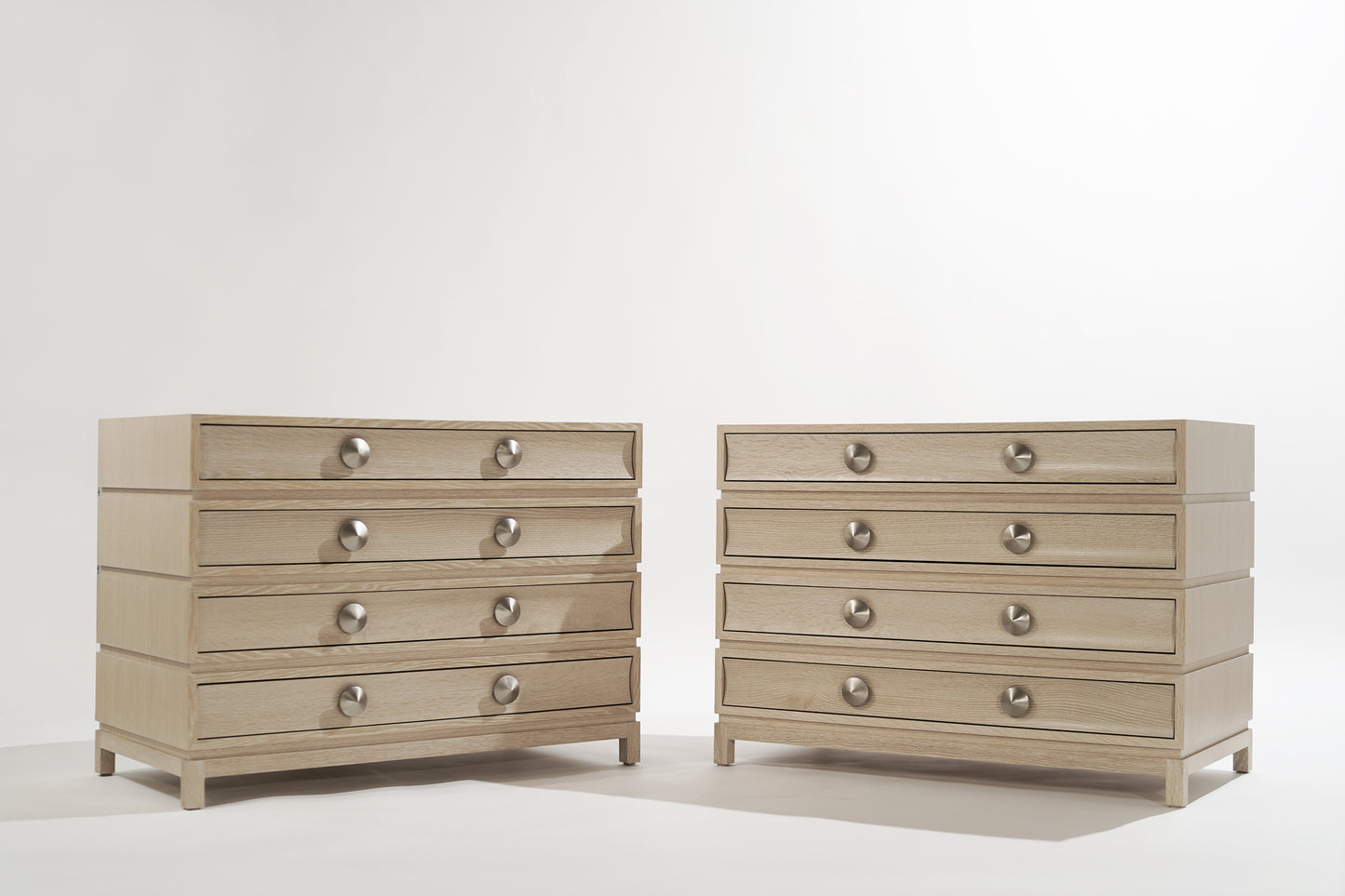 Stacked Commodes in Limed Oak