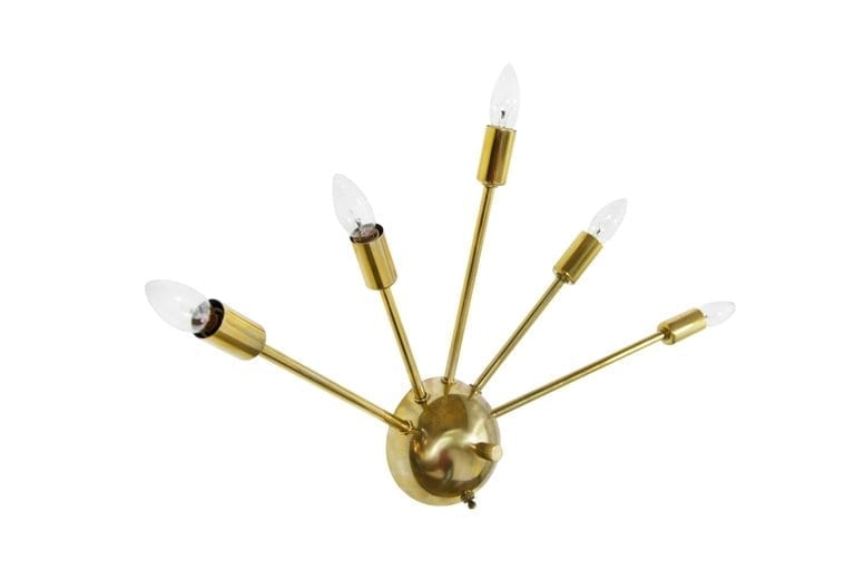 Sputnik Brass Sconces