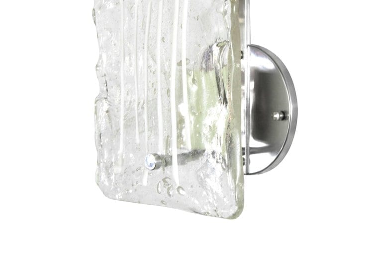 Murano Glass Ice Drip Sconces, Austria, 1960s