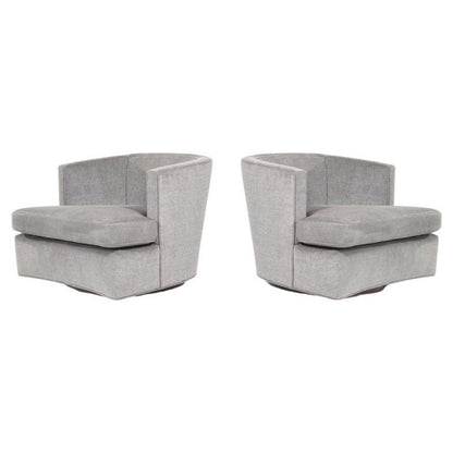 Set of Low-Profile Swivel Chairs by Harvey Probber, C. 1950s