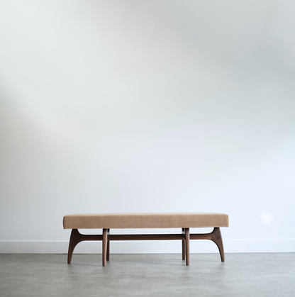 Odyssey Bench in Natural Walnut