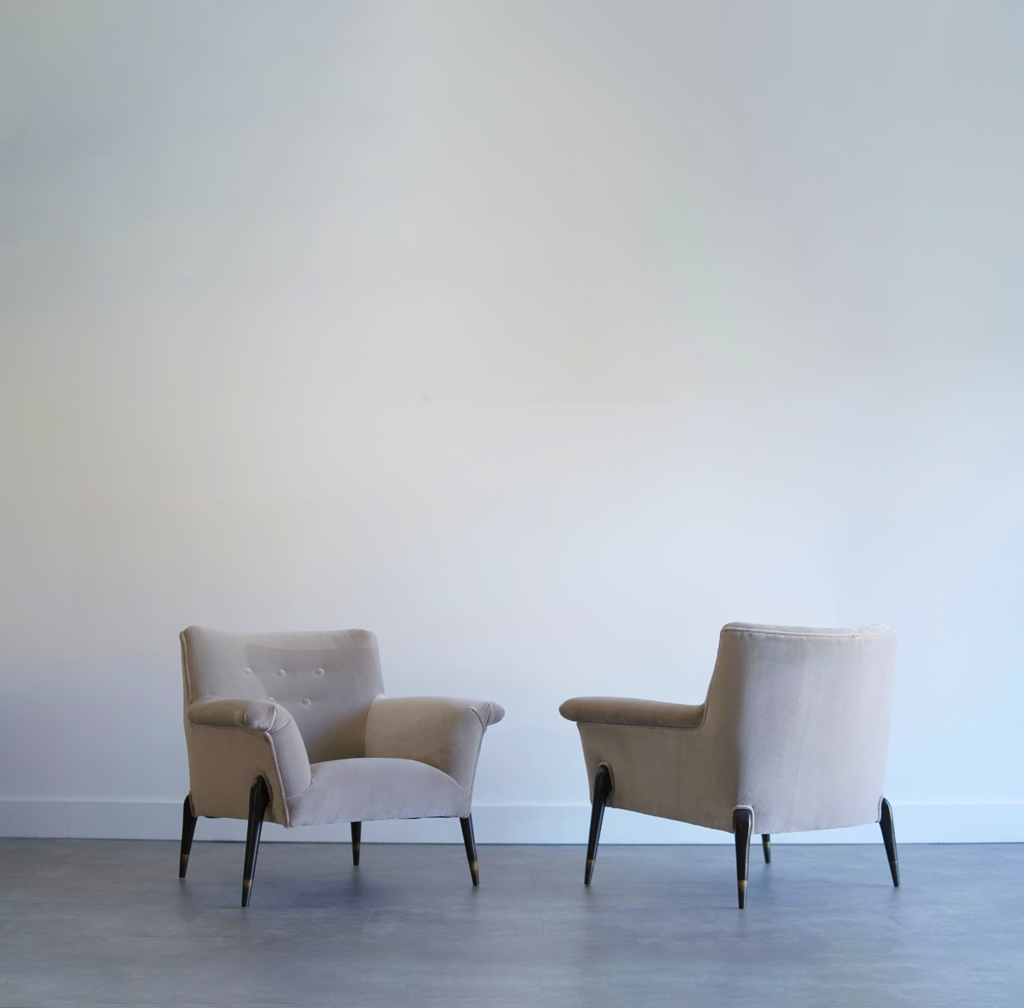 Spider Leg Lounge Chairs, Ico Parisi Style, C. 1960s