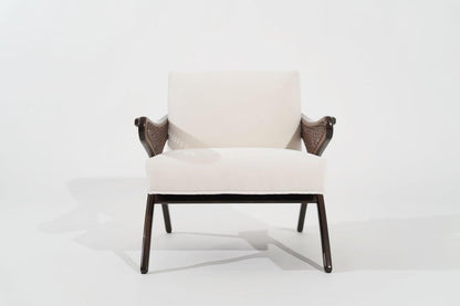 Mid-Century Modern Butterfly Lounge Chair in Mohair, circa 1960s
