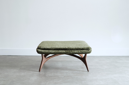 Sculptural Walnut Ottoman by Vladimir Kagan, C. 1950s