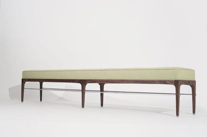 Linear Bench in Natural Walnut Series 96