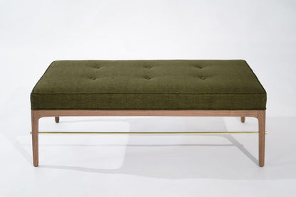 Linear Bench in Natural Walnut Series 48 by Stamford Modern