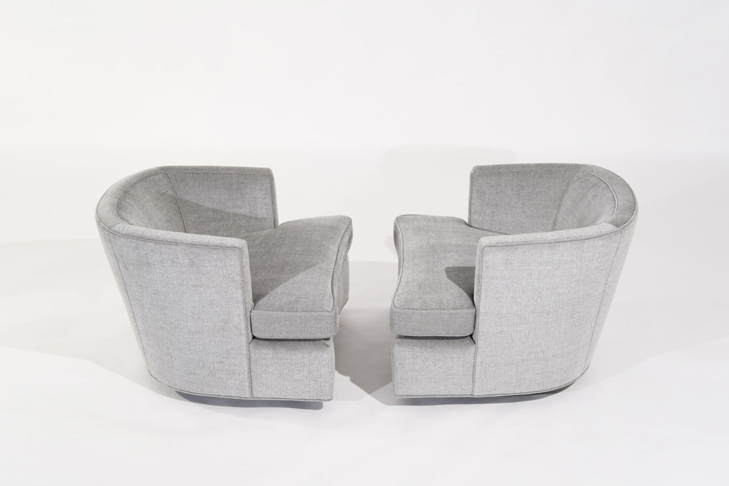 Set of Low-Profile Swivel Chairs by Harvey Probber, C. 1950s