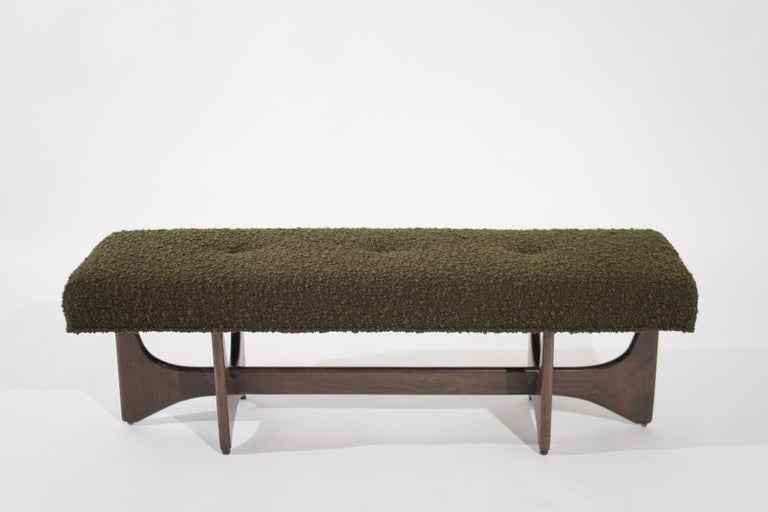 Artisanal Bench in Dark Walnut