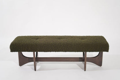Artisanal Bench in Dark Walnut
