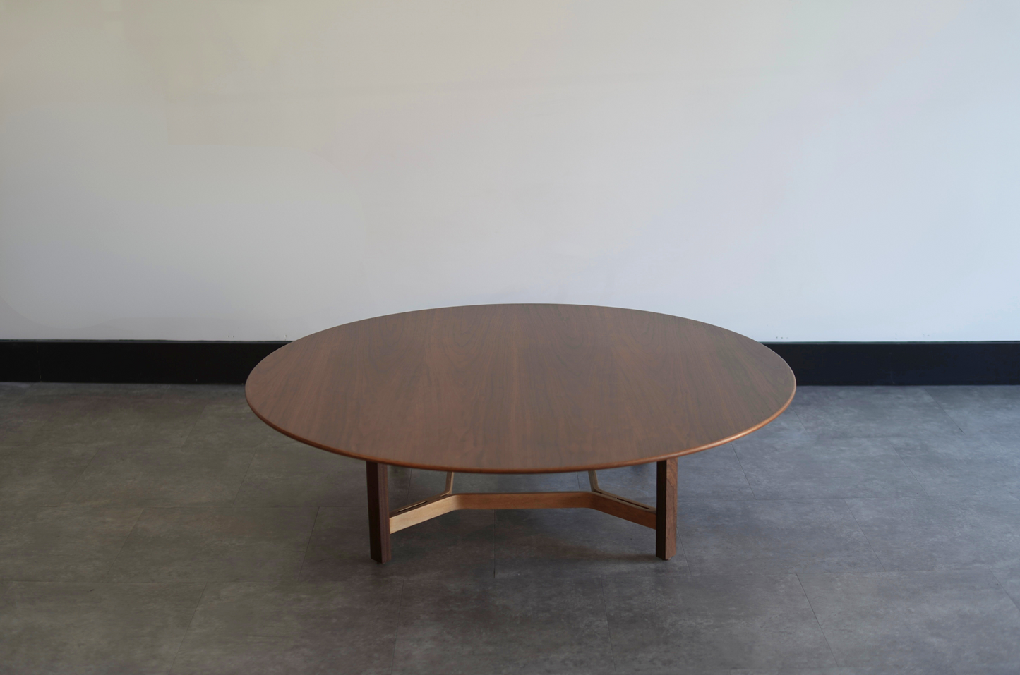 Natural Walnut Coffee Table by Lewis Butler for Knoll, C. 1950s
