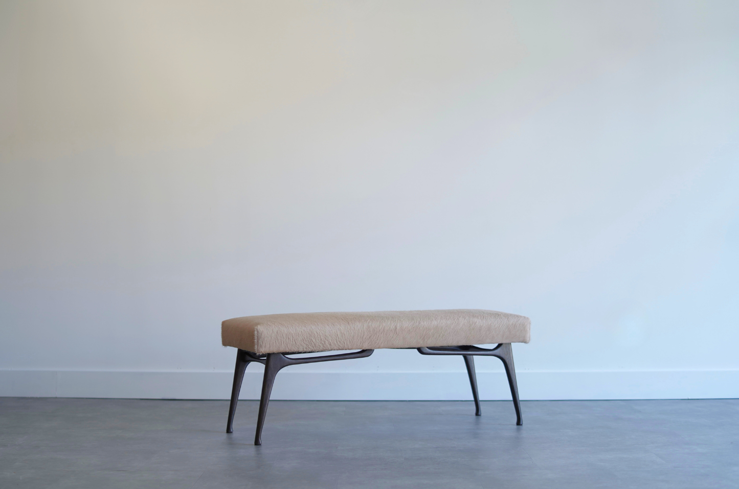 Sculptural ICO Bench Series 48 in Espresso