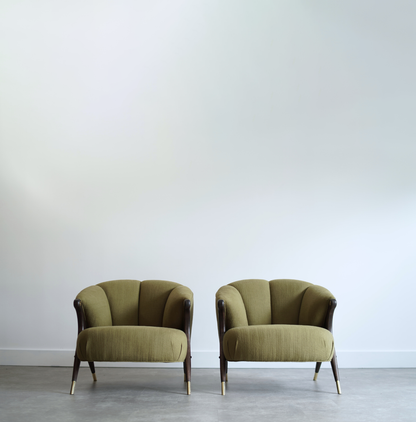 Set of Lounge Chairs by Karpen of California, C. 1950s