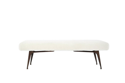 Sculptural ICO Bench Series 60 in Special Walnut