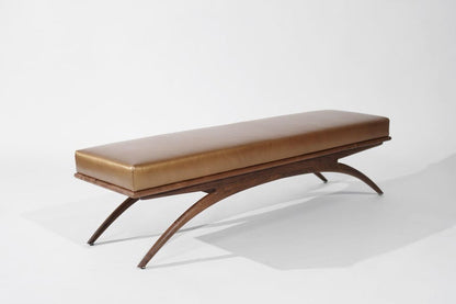 Convex Bench Series 72 in Matte Natural Walnut