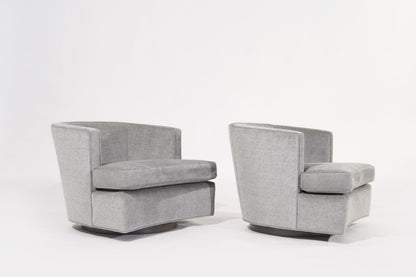 Set of Low-Profile Swivel Chairs by Harvey Probber, C. 1950s