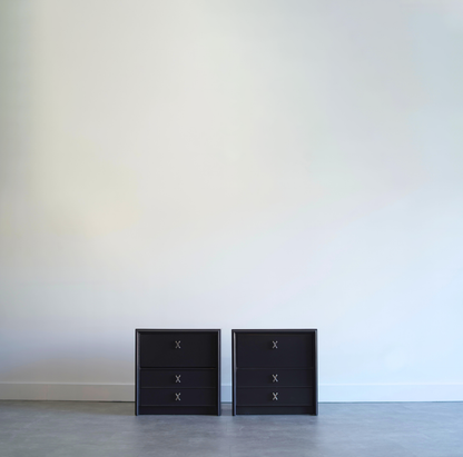 Lacquered Set of Paul Frankl Bedside Tables, C. 1950s