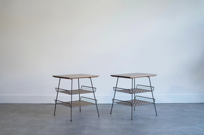 Industrial Set of End Tables by Tony Paul, C. 1960s