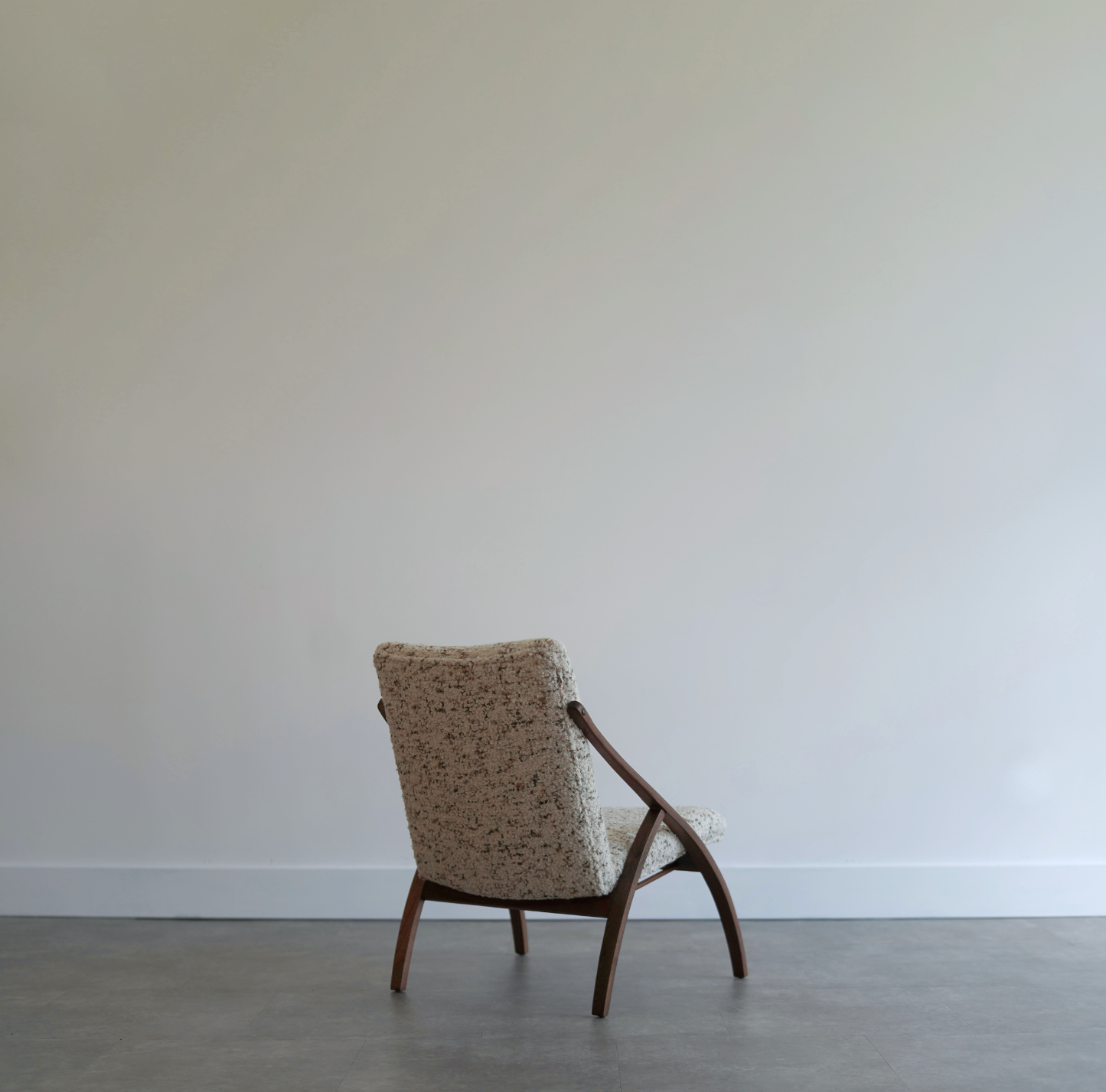 Sculptural Bent Teak Lounge Chair, Sweden, C. 1950s