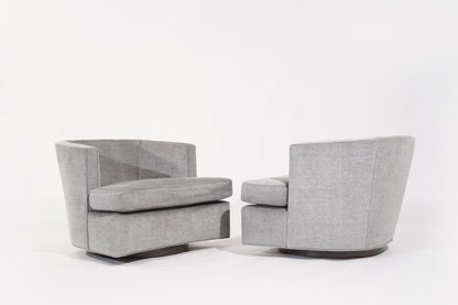 Set of Low-Profile Swivel Chairs by Harvey Probber, C. 1950s