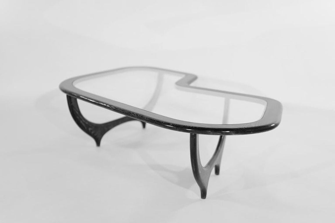 Contour Coffee Table in Black Ceruse