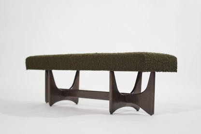 Artisanal Bench in Dark Walnut