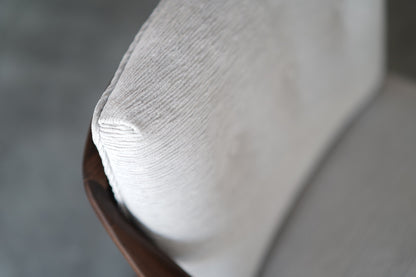 Set of Walnut Lounge Chairs by Erwin Lambeth, C. 1950s