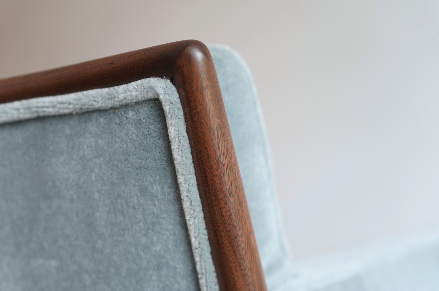 Set of Club Chairs by T.H. Robsjohn-Gibbings in Mohair, C. 1950s