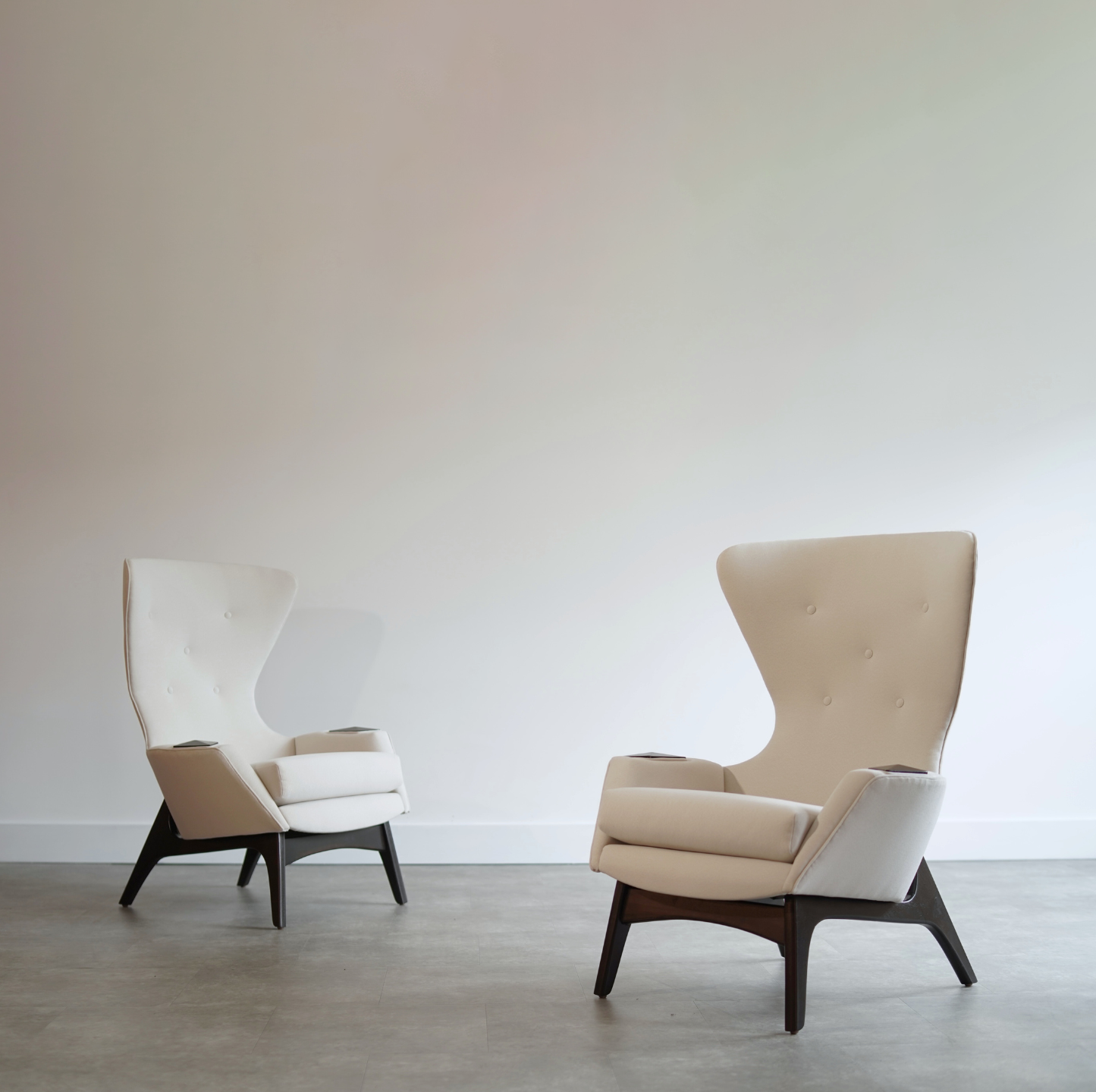 Wingback Lounge Chairs by Adrian Pearsall, C. 1950s