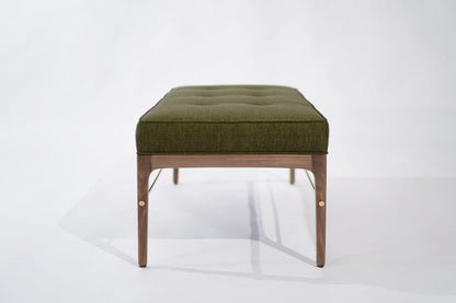 Linear Bench in Natural Walnut Series 48 by Stamford Modern