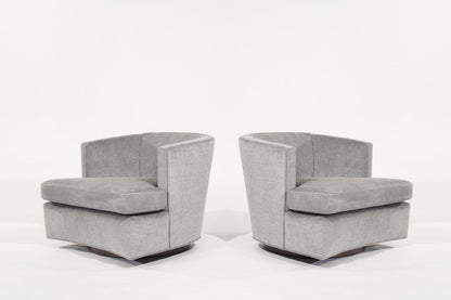 Set of Low-Profile Swivel Chairs by Harvey Probber, C. 1950s