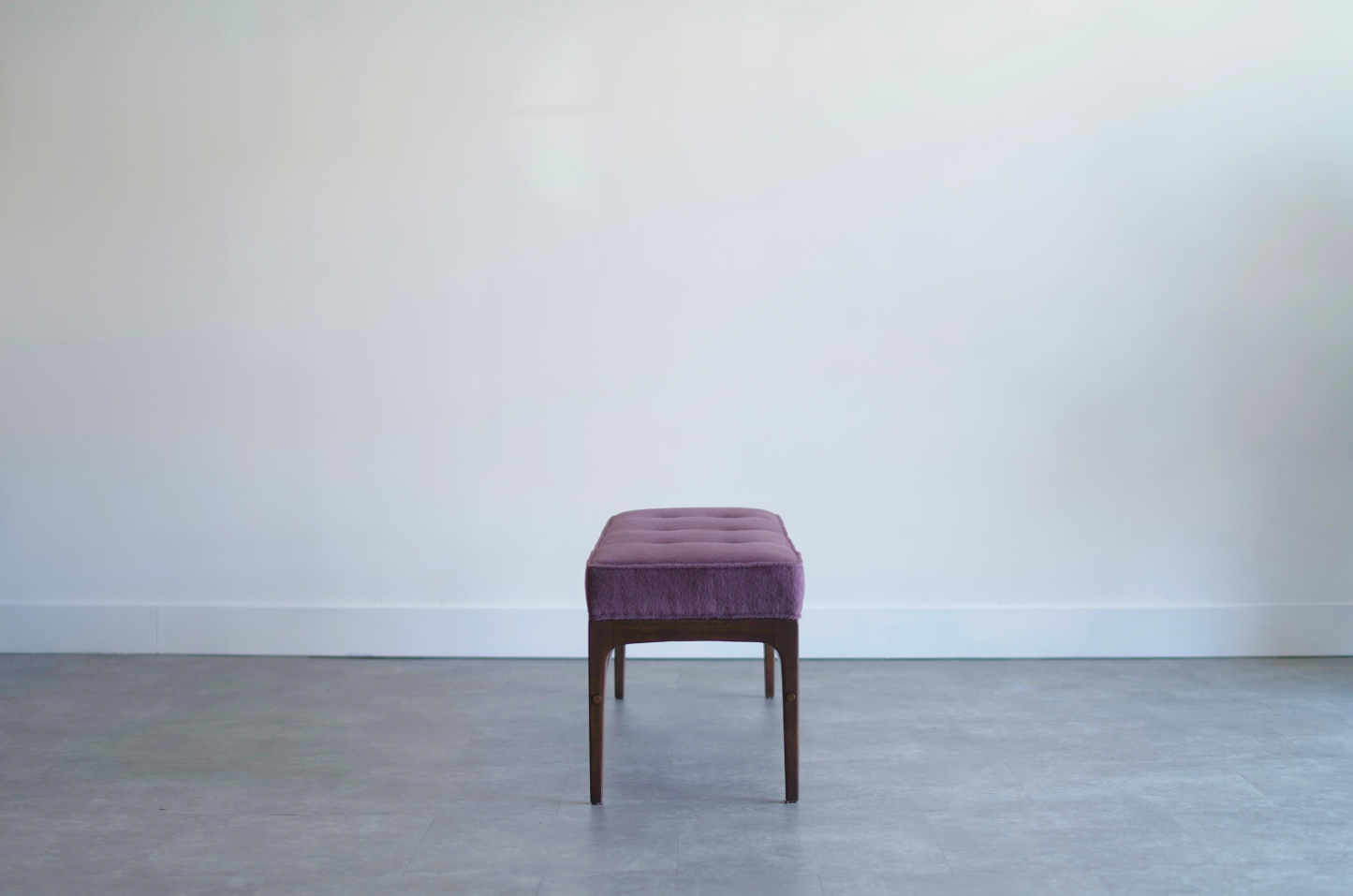 Linear Bench in Dark Walnut Walnut Series 48