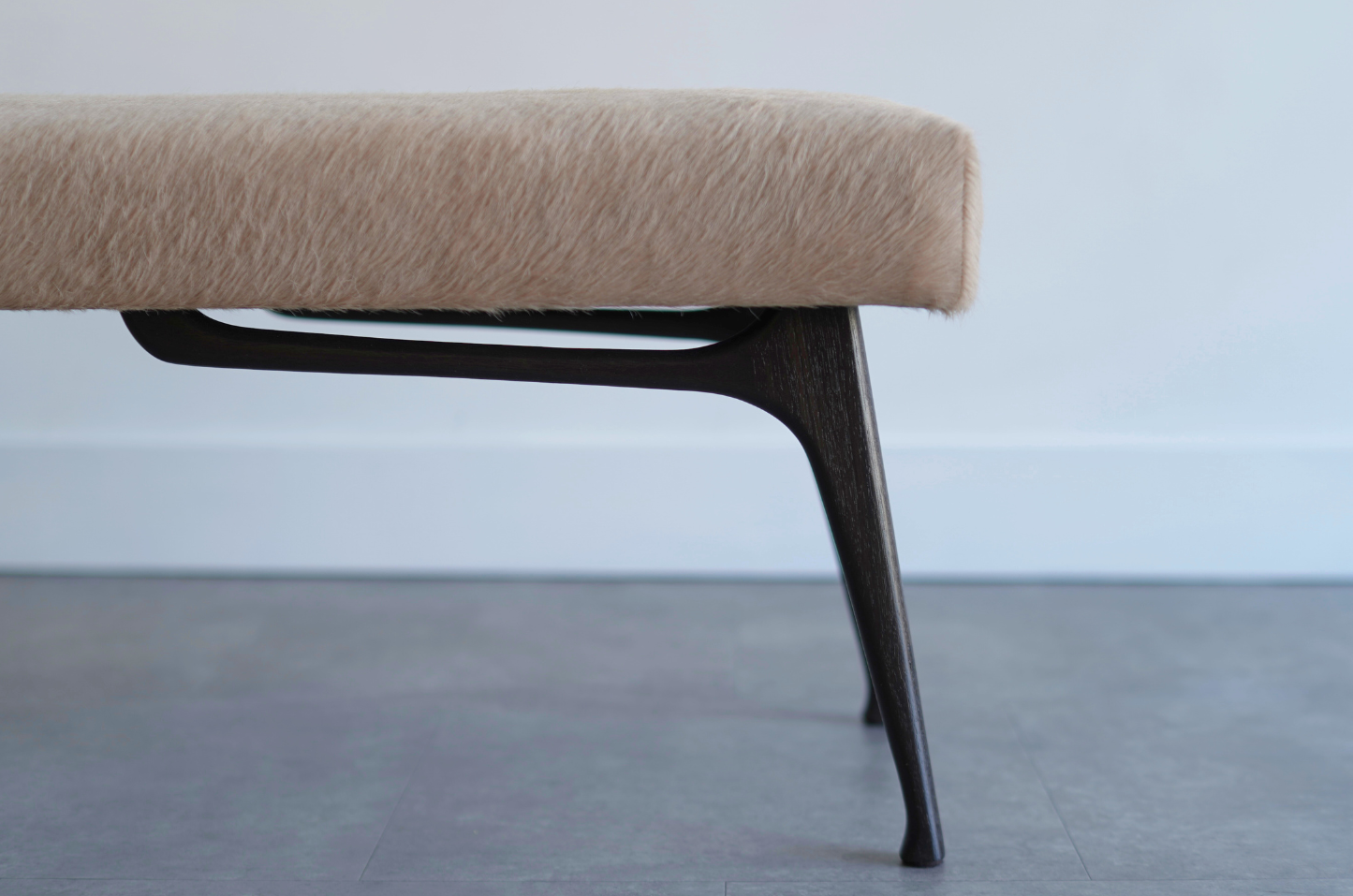 Sculptural ICO Bench Series 48 in Espresso