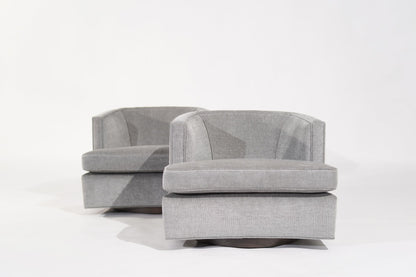 Set of Low-Profile Swivel Chairs by Harvey Probber, C. 1950s