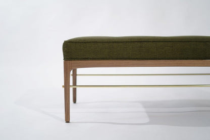 Linear Bench in Natural Walnut Series 48 by Stamford Modern