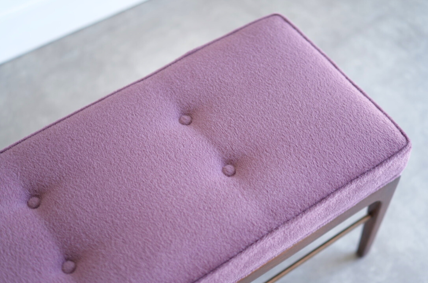 Linear Bench in Dark Walnut Walnut Series 48