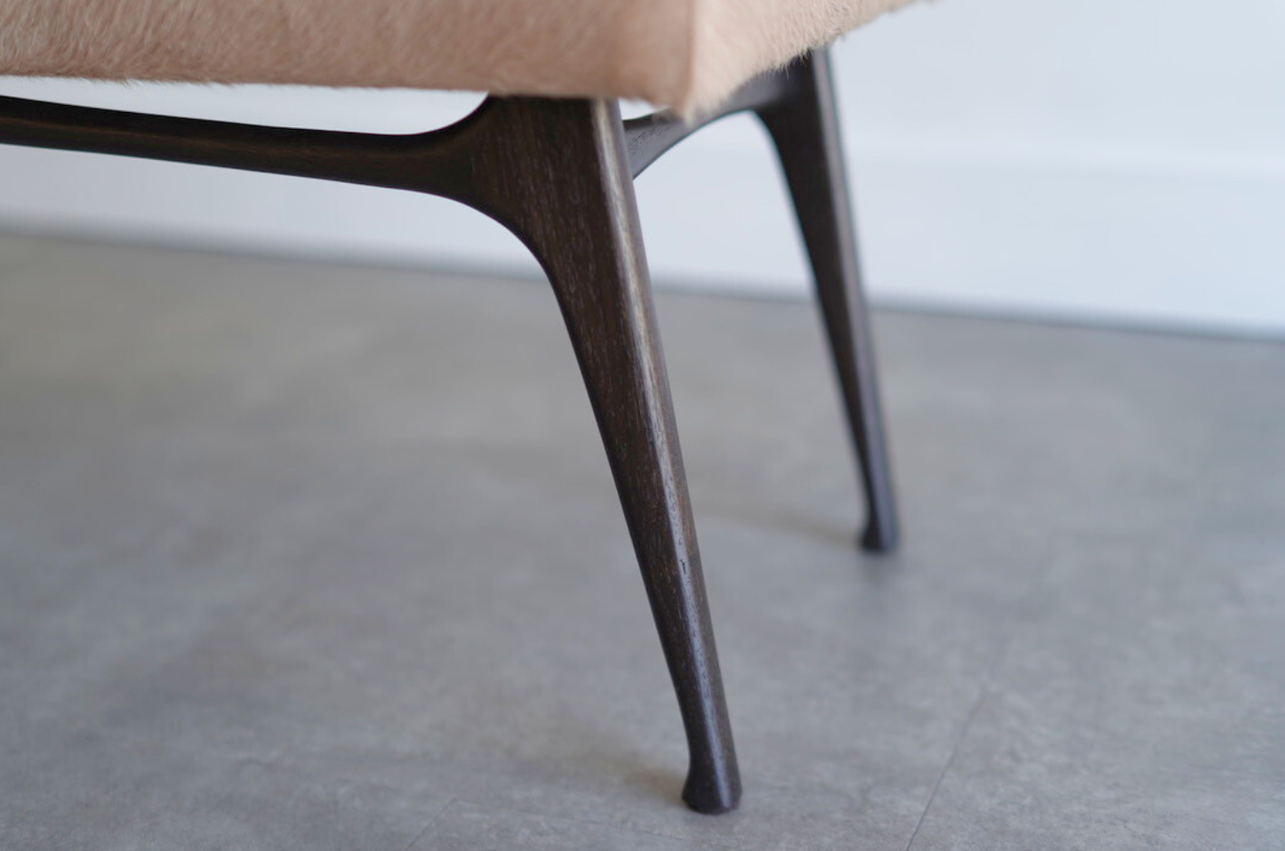 Sculptural ICO Bench Series 48 in Espresso